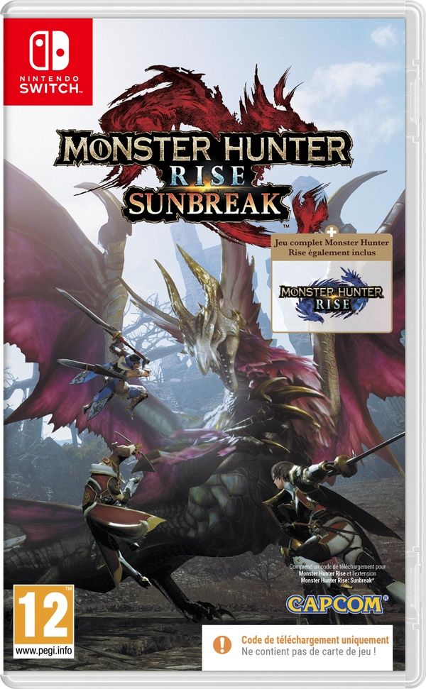 Monster Hunter Rise Sunbreak Code in a Box Nintendo Switch - vue 2