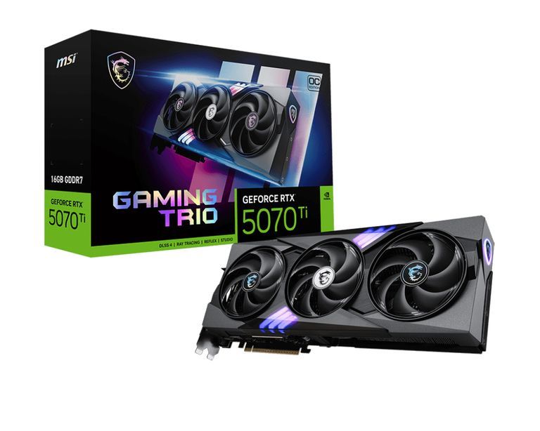 MSI GPU NV 5070Ti GAMING TRIO OC NVIDIA GeForce RTX 5070 Ti GDDR7 Neuf - vue 8