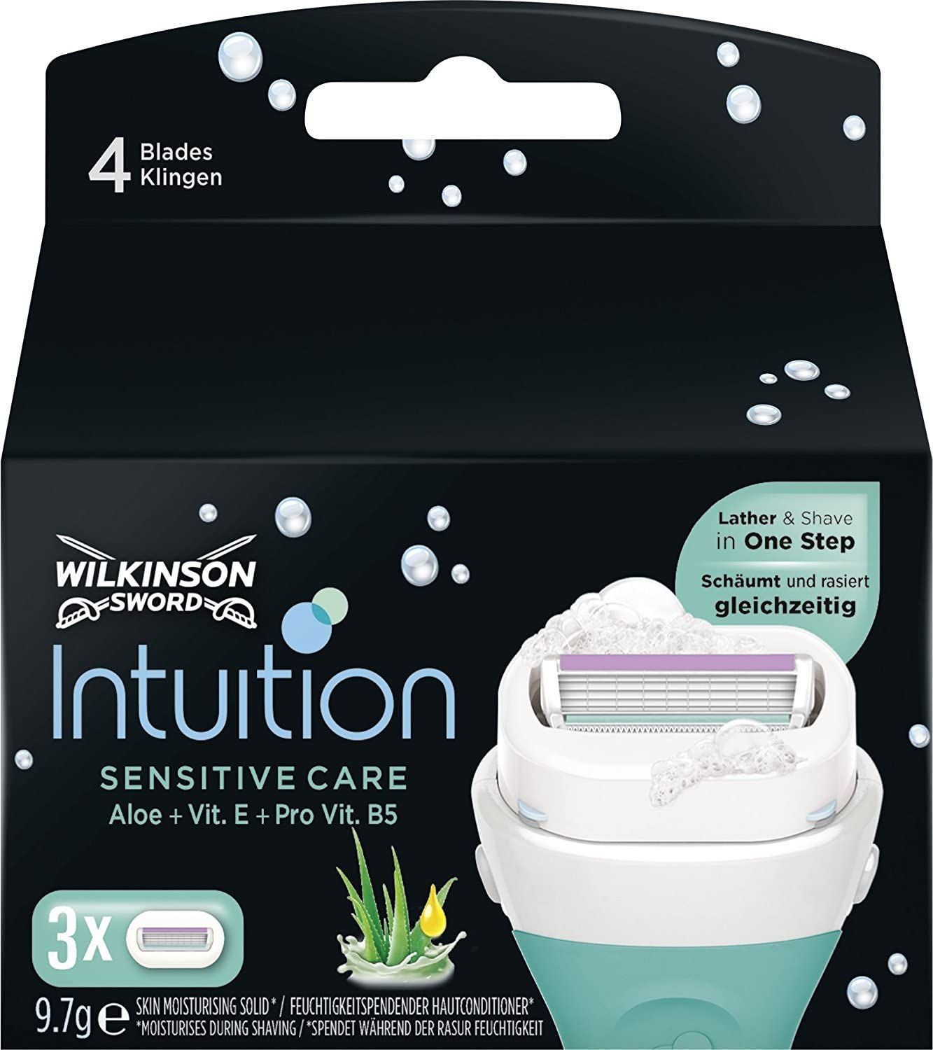 Lames De Rasoir Pour Femme Sensitive Care Savon 2en1 Wilkinson Le Pack De 3 Recharges - vue 2