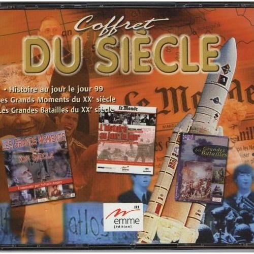 Coffret Du Siã¨Cle 2000 (Gds Mts, Hjj, C.De Gaulle, C. Espace, 68, Gdes Batailles, Atlas Europe) Pc