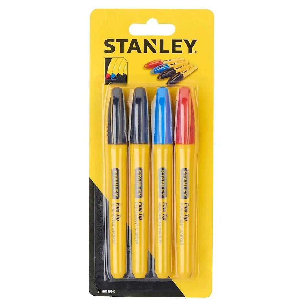 Marqueur à pointe fine Stanley 4 pièces - vue 2
