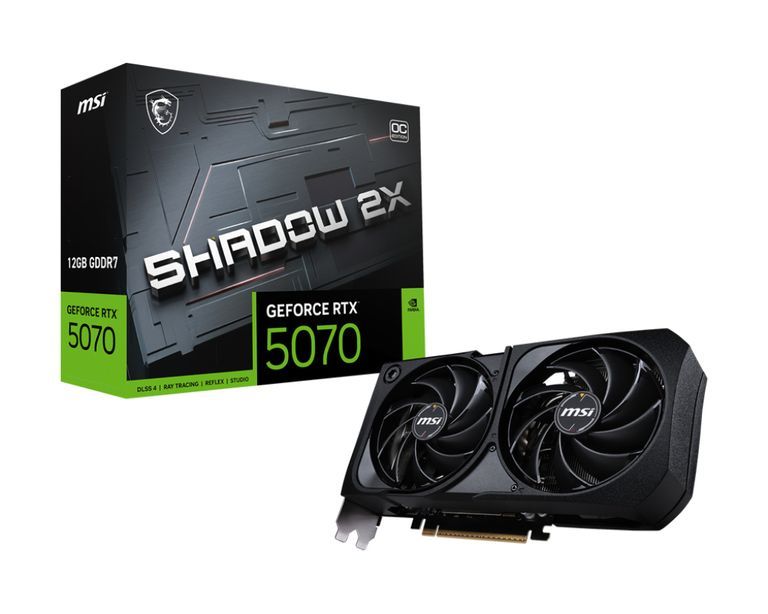 MSI GeForce RTX 5070 12G SHADOW 2X OC NVIDIA 12 GB GDDR7