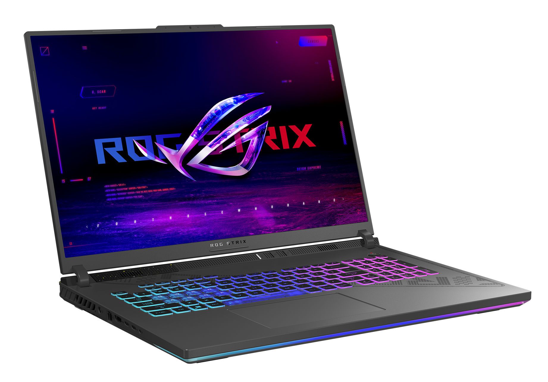 PC portable gaming Asus ROG Strix G18 STRIX G18 G814PP DRF9039W 18 LED 240 Hz AMD Ryzen™ 9 RAM SSD Nvidia GeForce RTX 5070 - vue 3