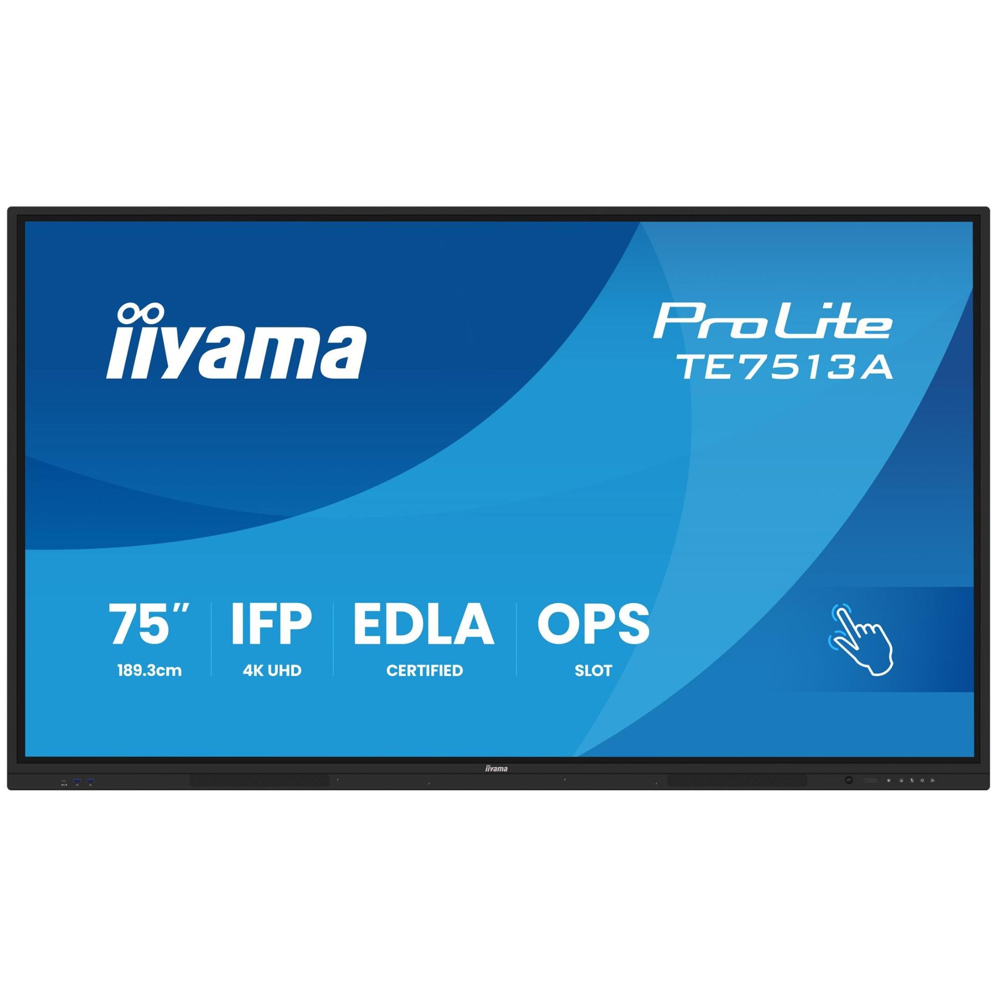iiyama 75 LED ProLite TE7513A B1AG - vue 2