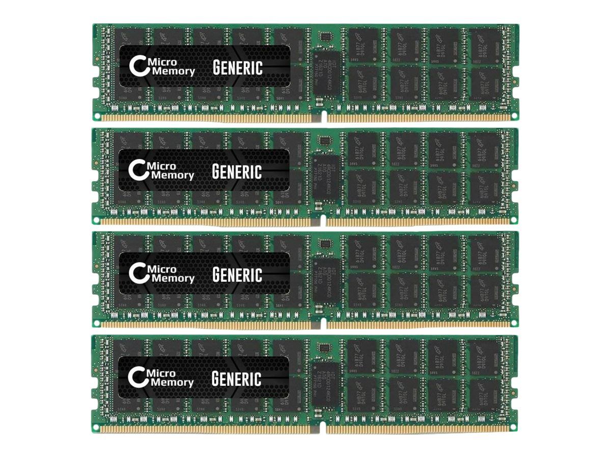 CoreParts DDR4 kit : 4 x DIMM 288 broches 2133 MHz / PC4 17000 1.2 V enregistré avec parité ECC