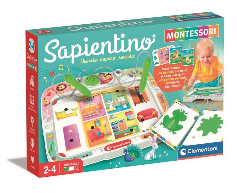 Clementoni Sapientino Montessori Banquet avec Cartes d'activité Stylo Jeu éducatif Cadeau électronique interactif Batteries incluses fabriqué en Italie 16467 - vue 9