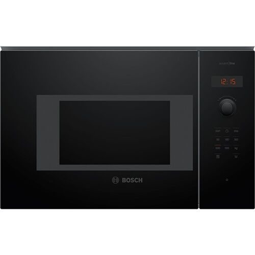 Bosch BFL423MB1F Serie 4 Accentline - Micro-ondes intégrable 38 cm Noir
