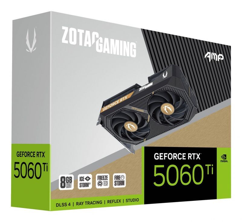 Zotac GAMING GeForce RTX 5060 Ti AMP NVIDIA 8 Go GDDR7 Neuf - vue 4