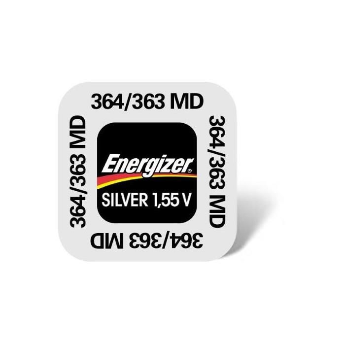 ENERGIZER Blister de 1 Pile Oxyde d' 364363 SR60 SR621SW