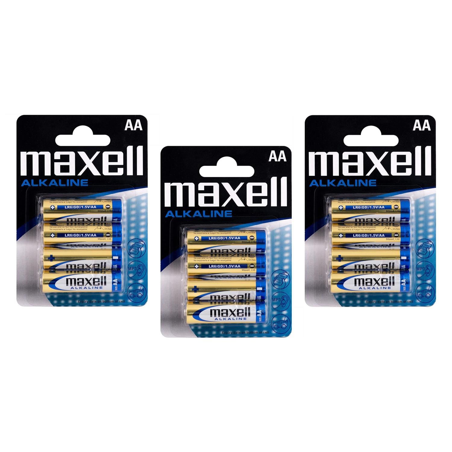 MAXELL Lot de 5 Blisters de 4 Piles alcaline AA Mignon LR6 1 5 V - vue 5