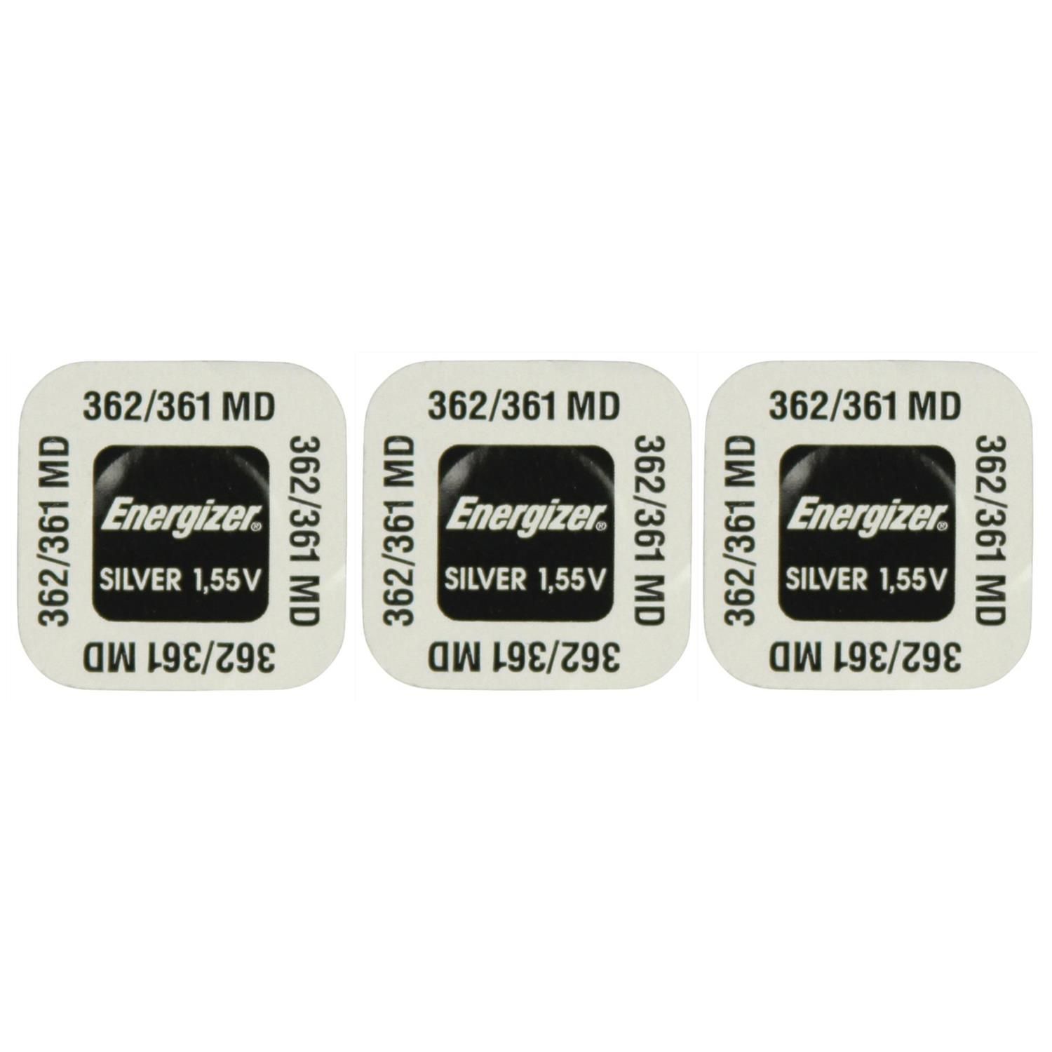 ENERGIZER Lot de 6 Blisters de 1 Pile montres Oxyde d' 362361 SR58 SR721SW