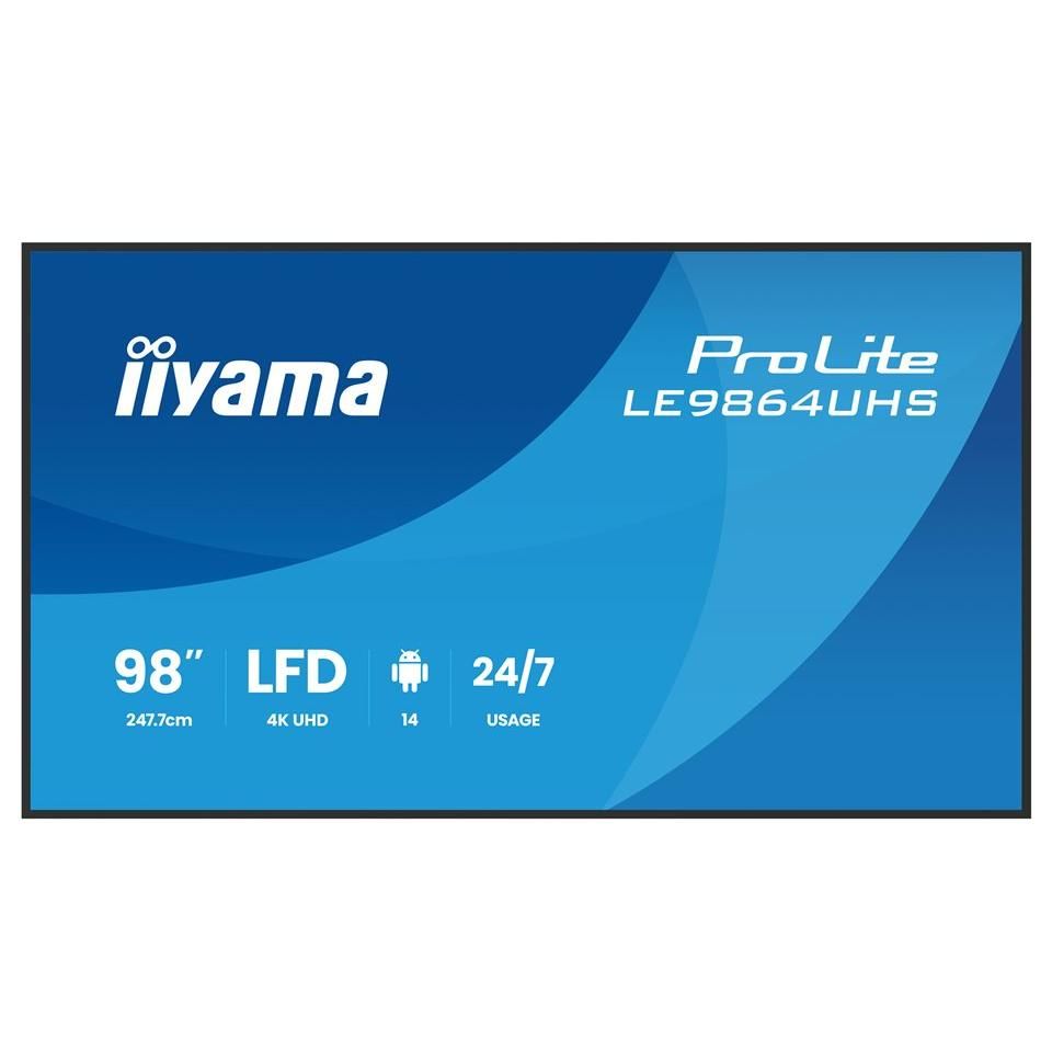 iiyama 98 LED ProLite LE9864UHS B1AG - vue 2