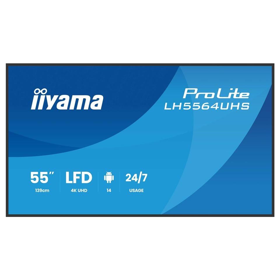 iiyama 55 LED ProLite LH5564UHS B1AG - vue 2