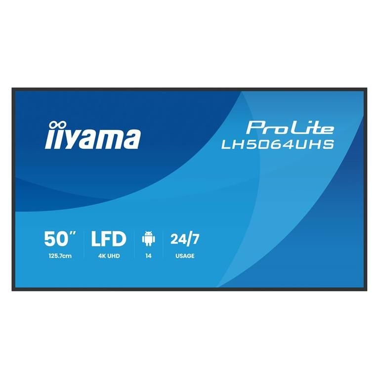 iiyama 50 LED ProLite LH5064UHS B1AG - vue 2