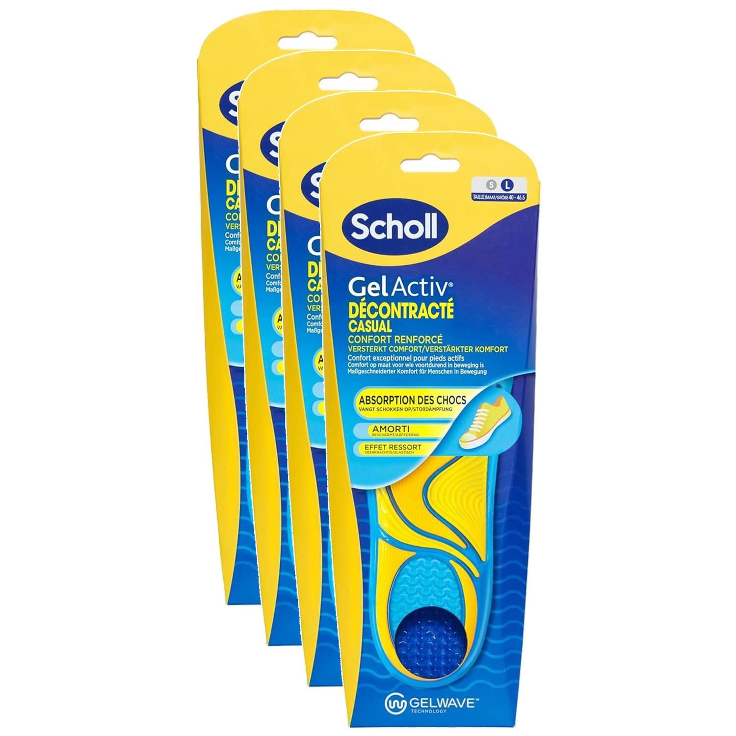 Scholl semelles gelactiv décontracté taille 2 - vue 7
