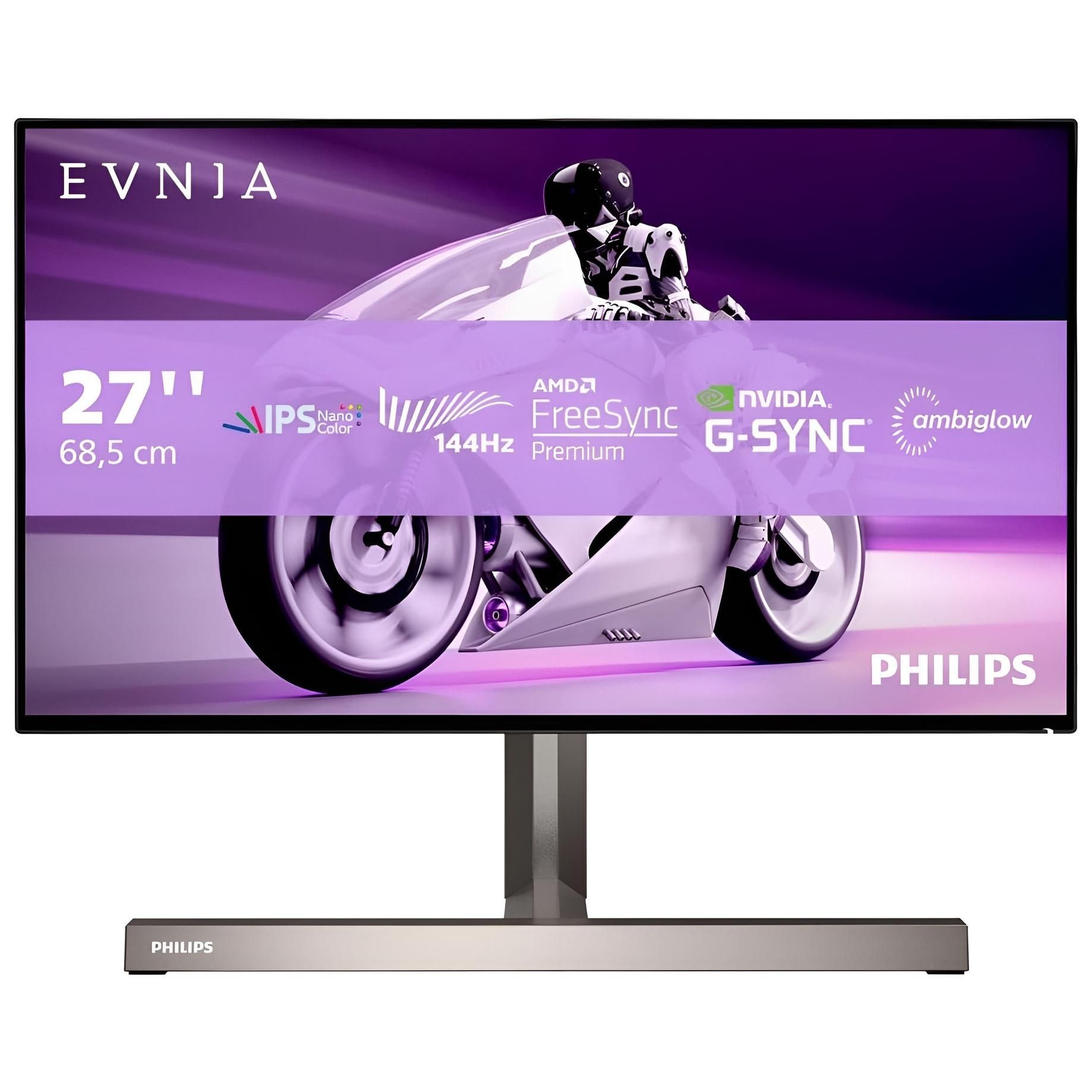 Philips Evnia 7000 279M1RV Écran LED 27 3840 x 2160 4K UHD @ 144 Hz Nano IPS 450 cdm² 1000:1 DisplayHDR 600 1 ms 3xHDMI DisplayPort USB C haut parleurs ...
