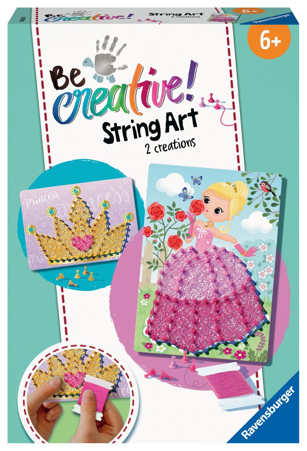 Ravensburger String Art Princess Loisir Créatif 4005556182459 Taille Unique
