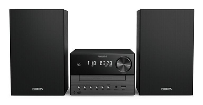 Microchaîne avec Enceintes bibliothèque Bass Reflex Philips Série 3000 TAM3505M2 Bluetooth DAB+/FM - vue 2