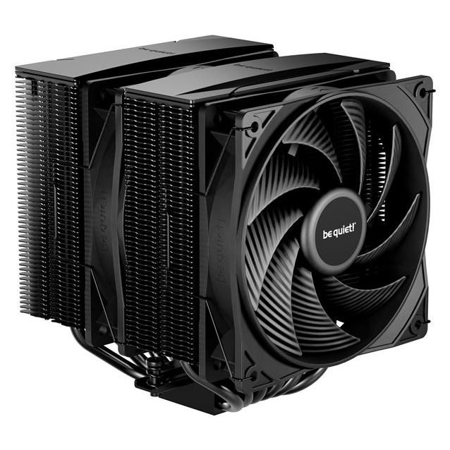 be quiet! Pure Rock Pro 3 Refroidisseur de processeur pour : LGA1150 LGA1151 LGA1155 LGA1200 LGA1700 LGA1851 AM4 AM5 base en cuivre et ailettes en aluminium nickelé 120 mm
