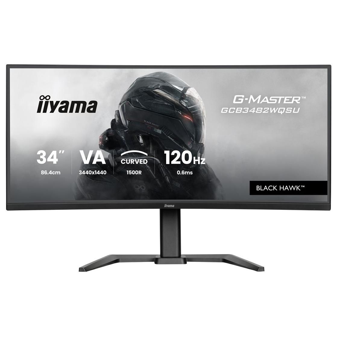 iiyama GCB3482WQSU B1 écran plat de PC 86 4 cm 34 1440 x 3440 pixels UltraWide Quad HD LED Neuf