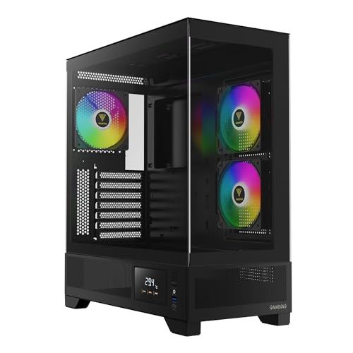 Boitier PC Moyen Tour ATX Gamdias Atlas M1 RGB avec panneaux vitrés