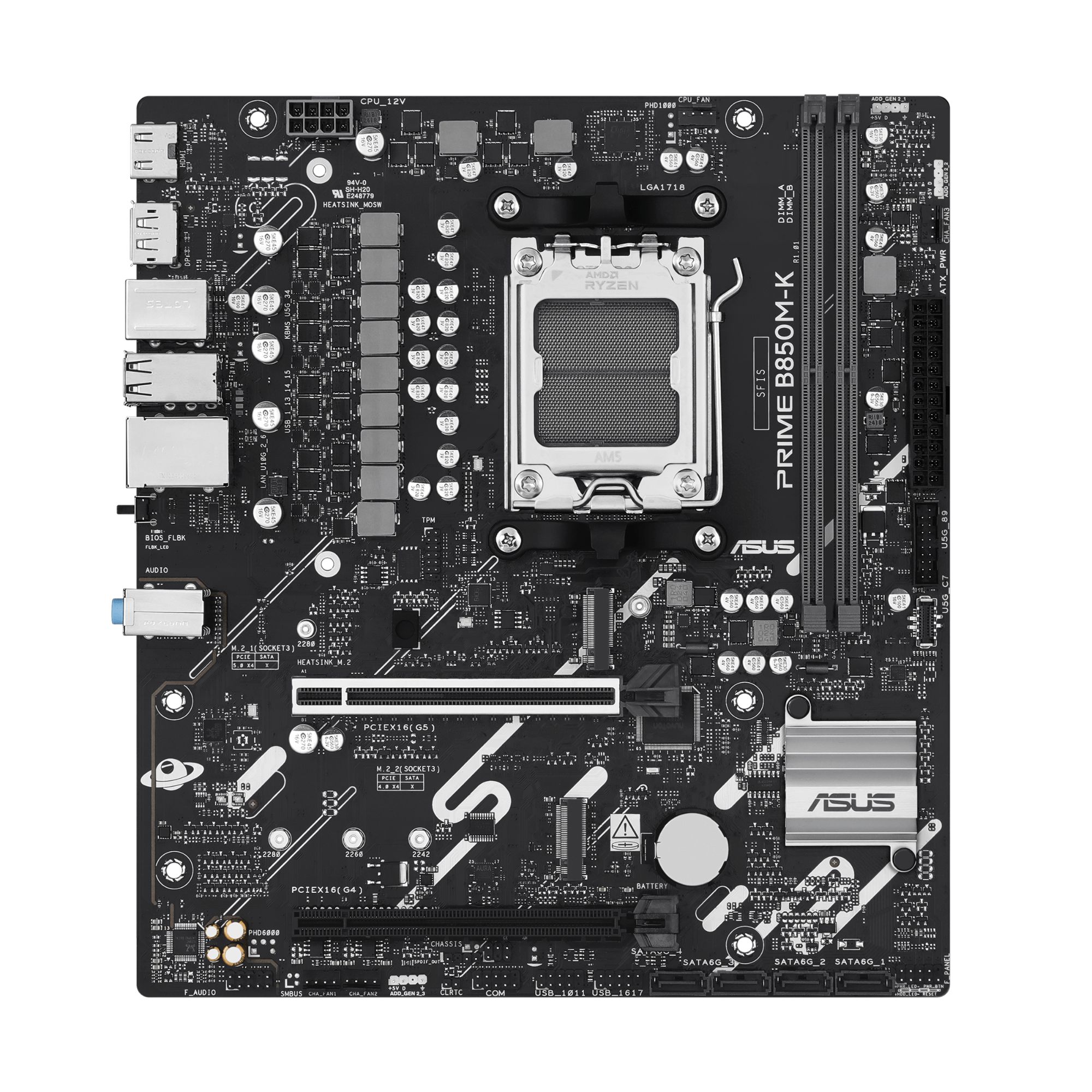 ASUS PRIME B850M K - vue 5