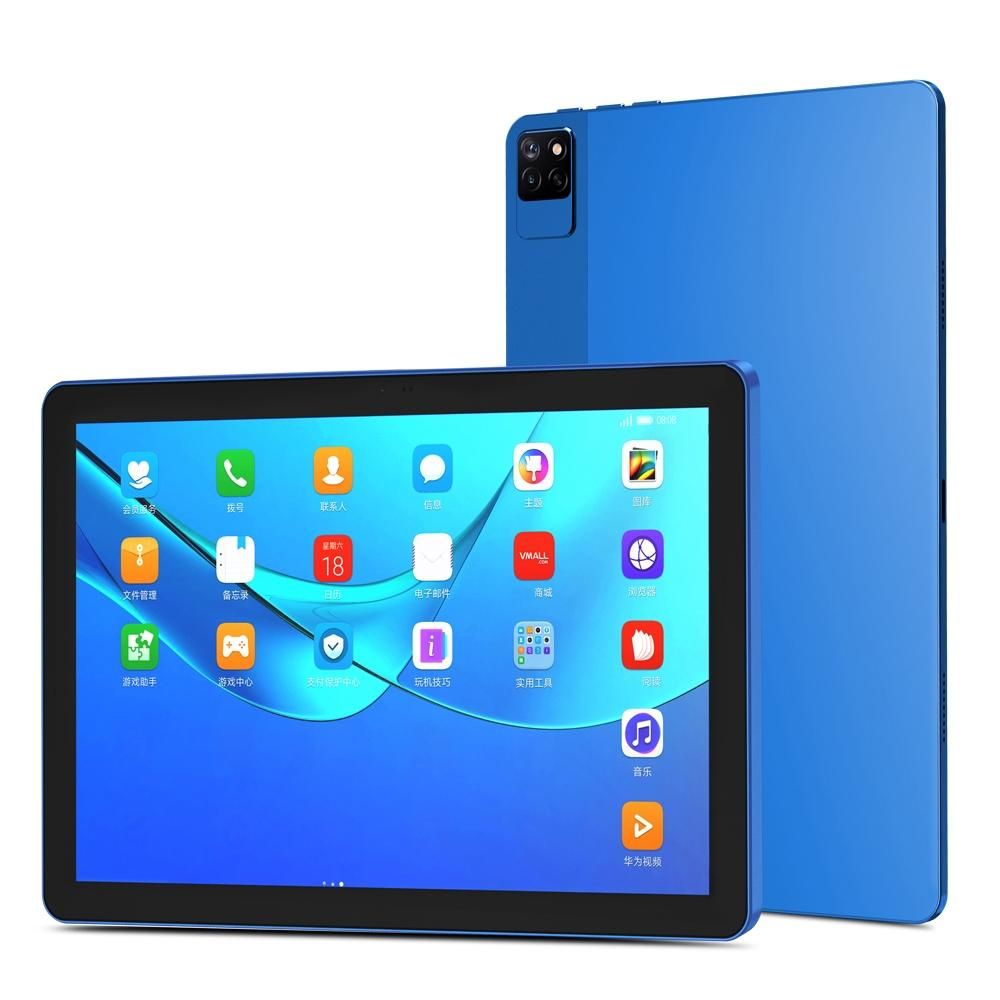 Tablette Tactile 10 Pouces 4G LTE 8GB+ Android 12 Octa Core Avec Étui Cuir EU Plug YONIS