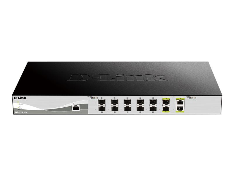 D Link 12 PORT SM.MGD 10G SFP+ SWITCH - vue 5