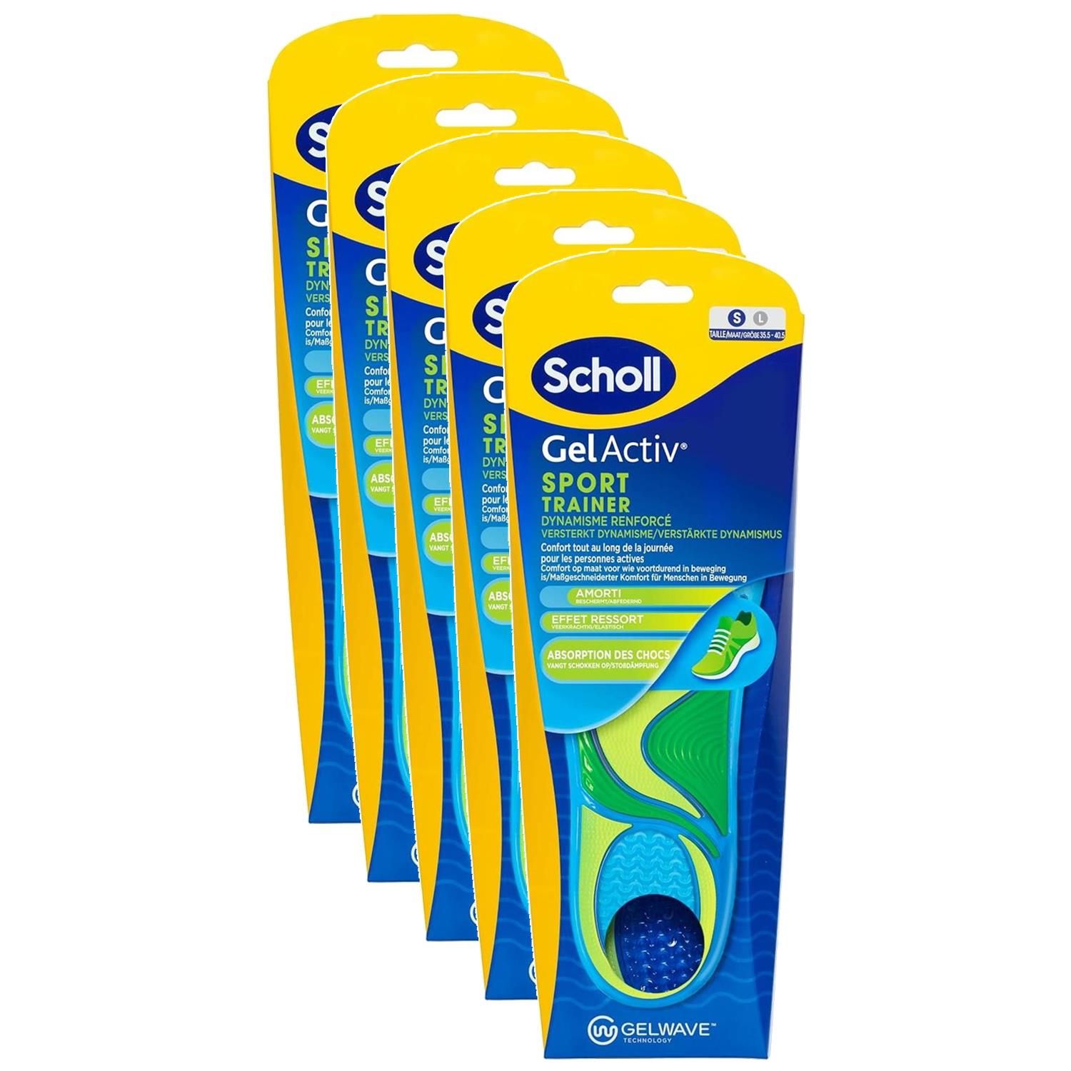 Semelles Taille Gel Activ Sport Trainer Scholl La Paire De Smelles - vue 7