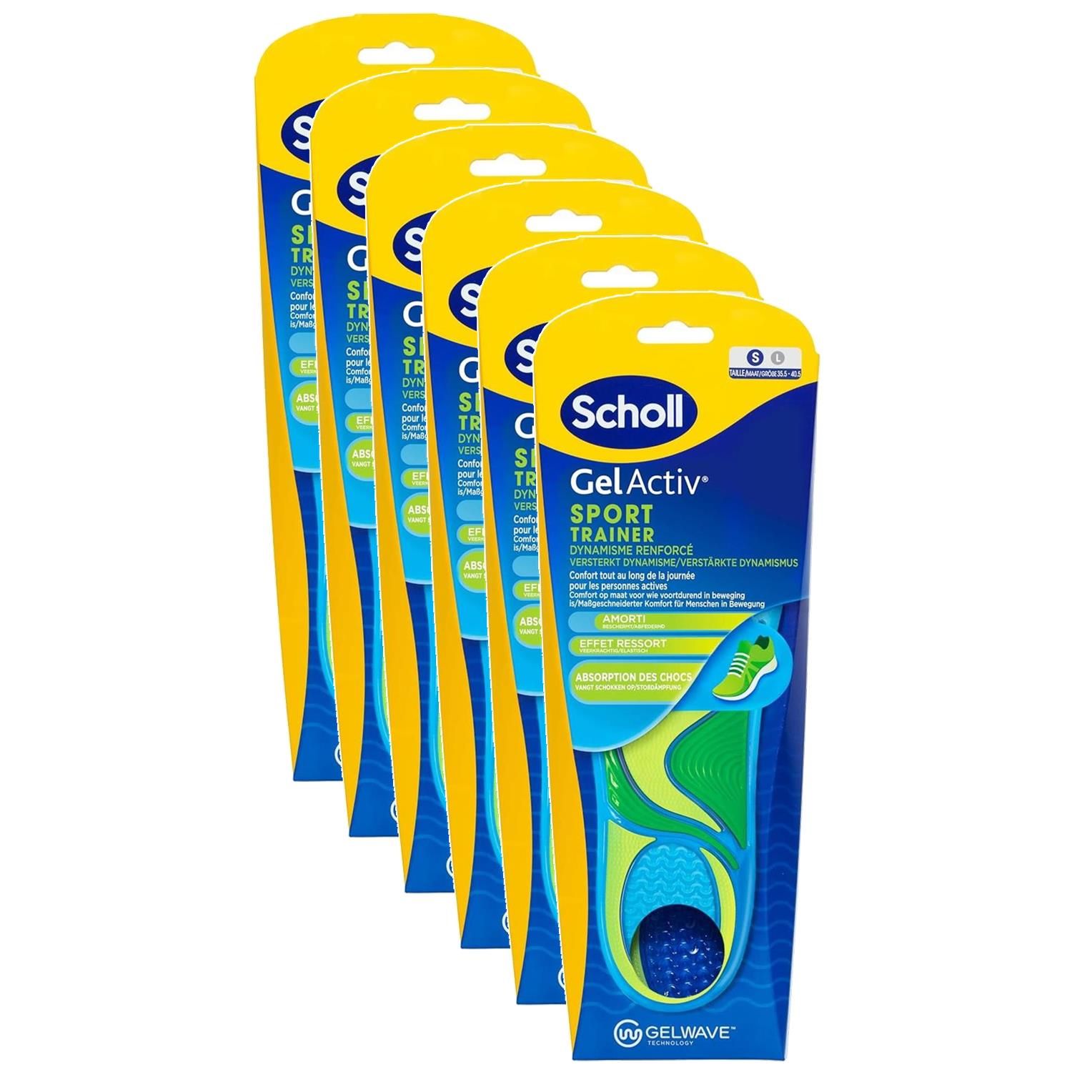 Semelles Taille Gel Activ Sport Trainer Scholl La Paire De Smelles - vue 5