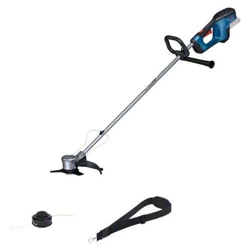Bosch Professional 18V System débroussailleuse sans fil GFR 18V 23 moteur sans Ø de coupe 23 cm 1 unité bobine de fil 1 bandoulière set lame débroussailleuse étrier protection plantes - vue 8