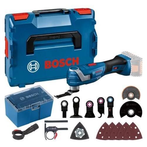 Outil oscillant 18V GOP 18V 34 Sans batteri ni chargeur + kit accessoires en coffret BOXX BOSCH 06018G2002