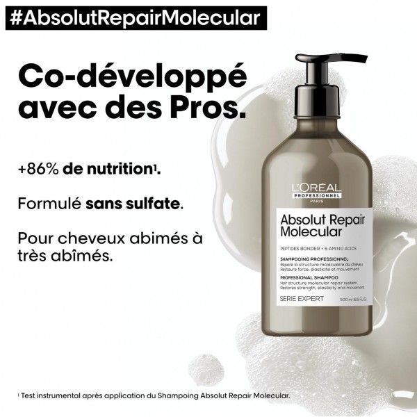 Shampooing Absolut Repair Molecular 'oréal Professionnel 500ml