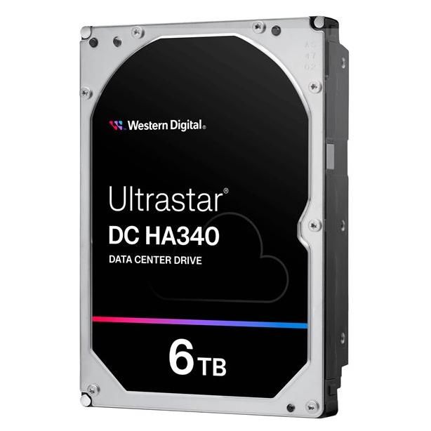 WD Ultrastar DC HA340 WUS721206BLE6L4 Disque dur Centre de données 6 To interne 3.5 SATA 6Gb/ 7200 toursmin m�émoire tampon : 256 Mo