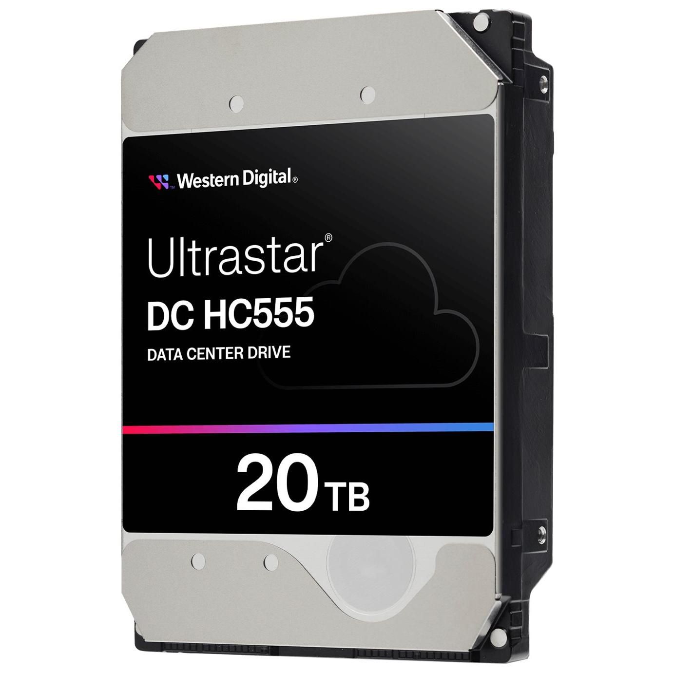 Western Digital Ultrastar DC HC555 disque dur 20 To 7200 trmin 512 Mo 3.5 SAS3 Neuf - vue 3