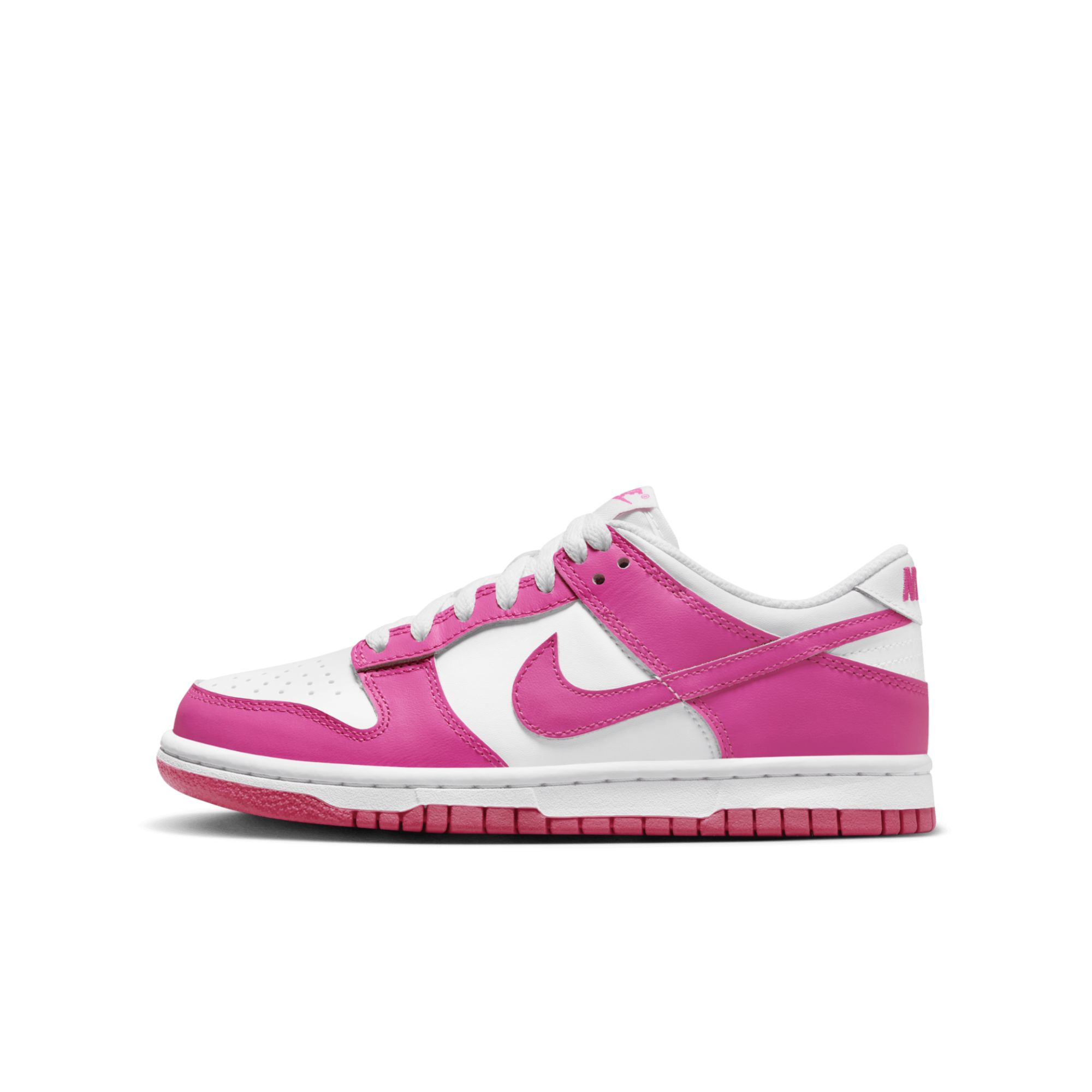 Chaussure Nike Dunk Low Pour Ado - Blanc - 38.5