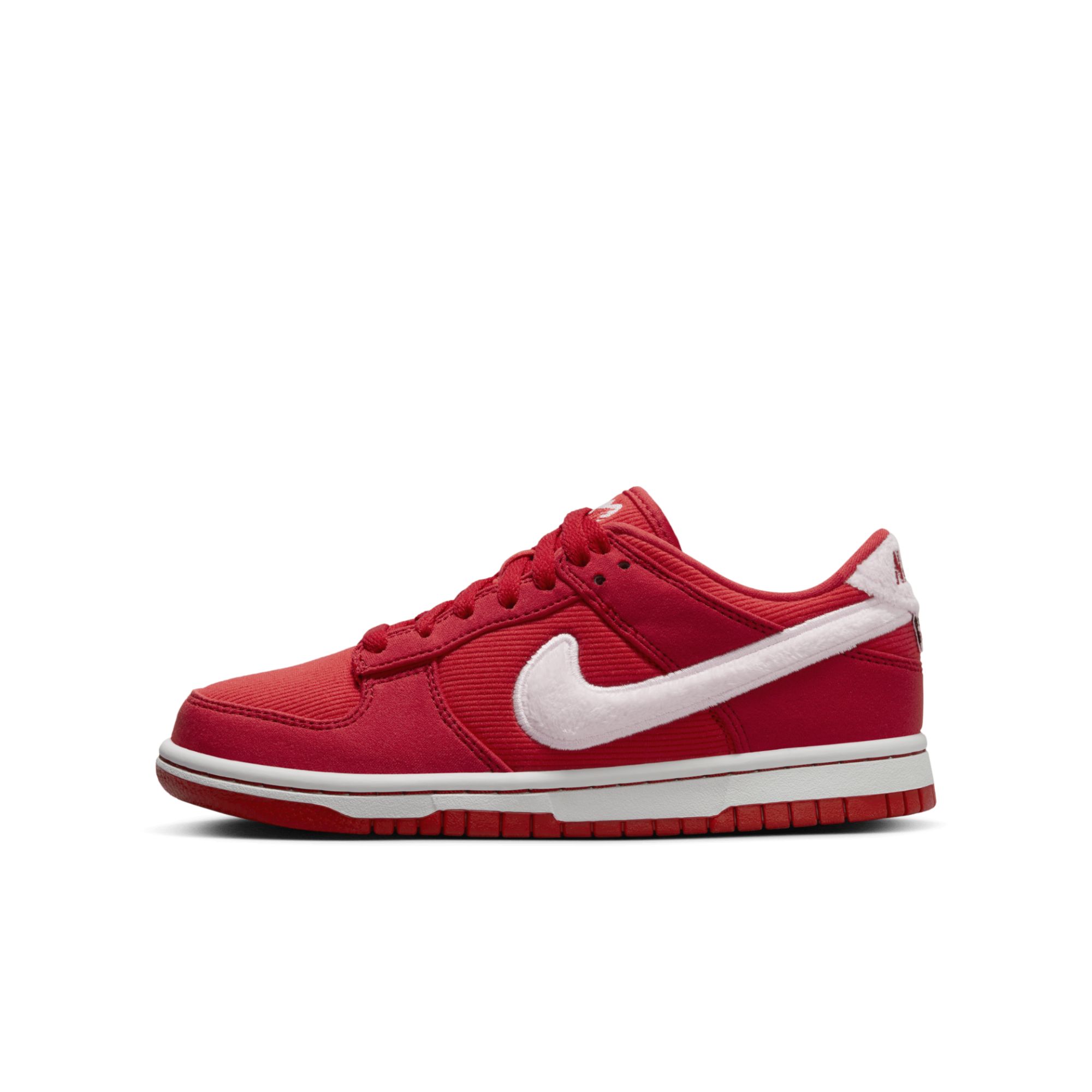Chaussure Nike Dunk Low Pour Ado Fire Red/Light Crimson/Blanc/Pink Foam Fz3548-612 - 38