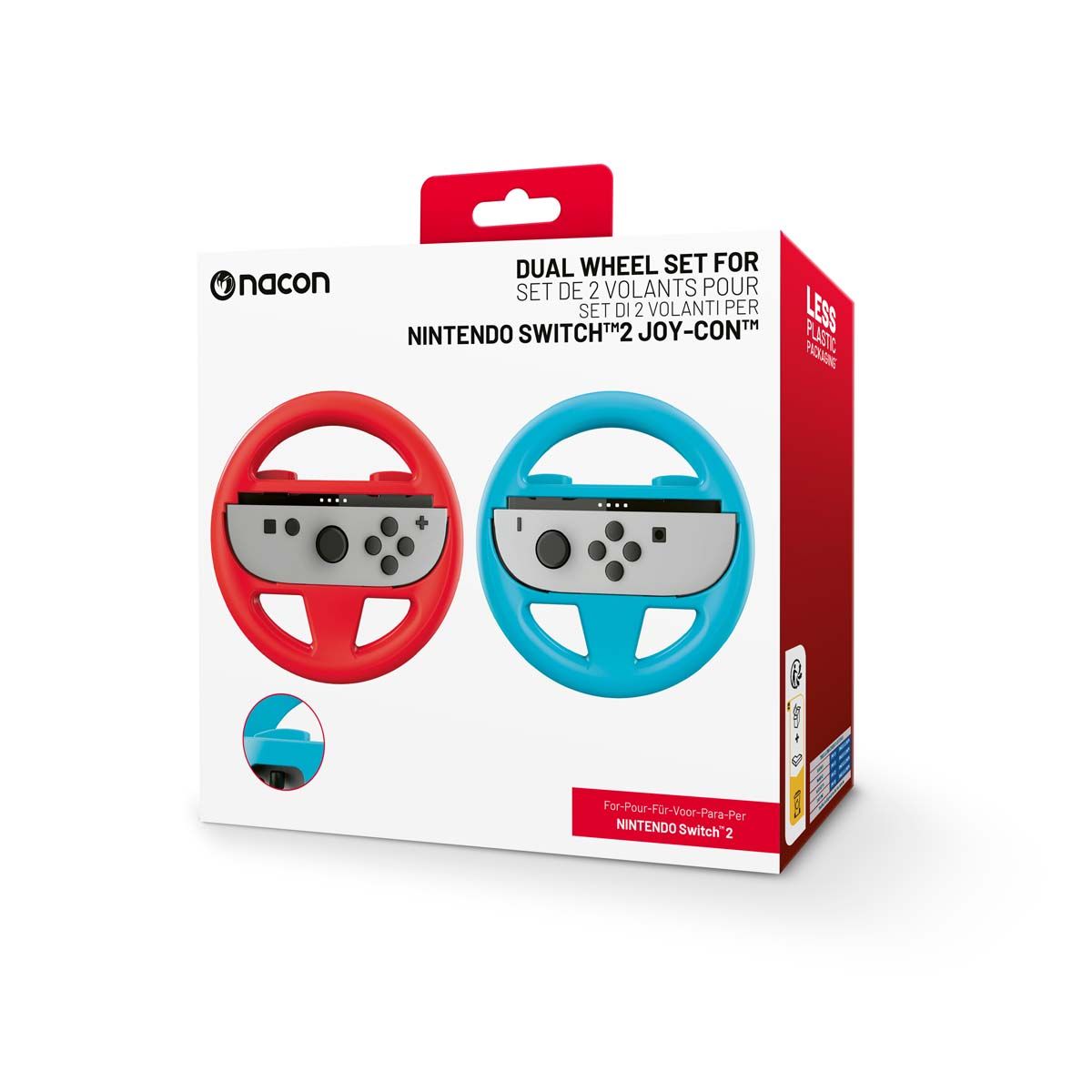 Nacon Set De 2 Volants Pour Joycon Pour Switch 2 1 Et 1 Accès Aux 2 Boutons Arrière