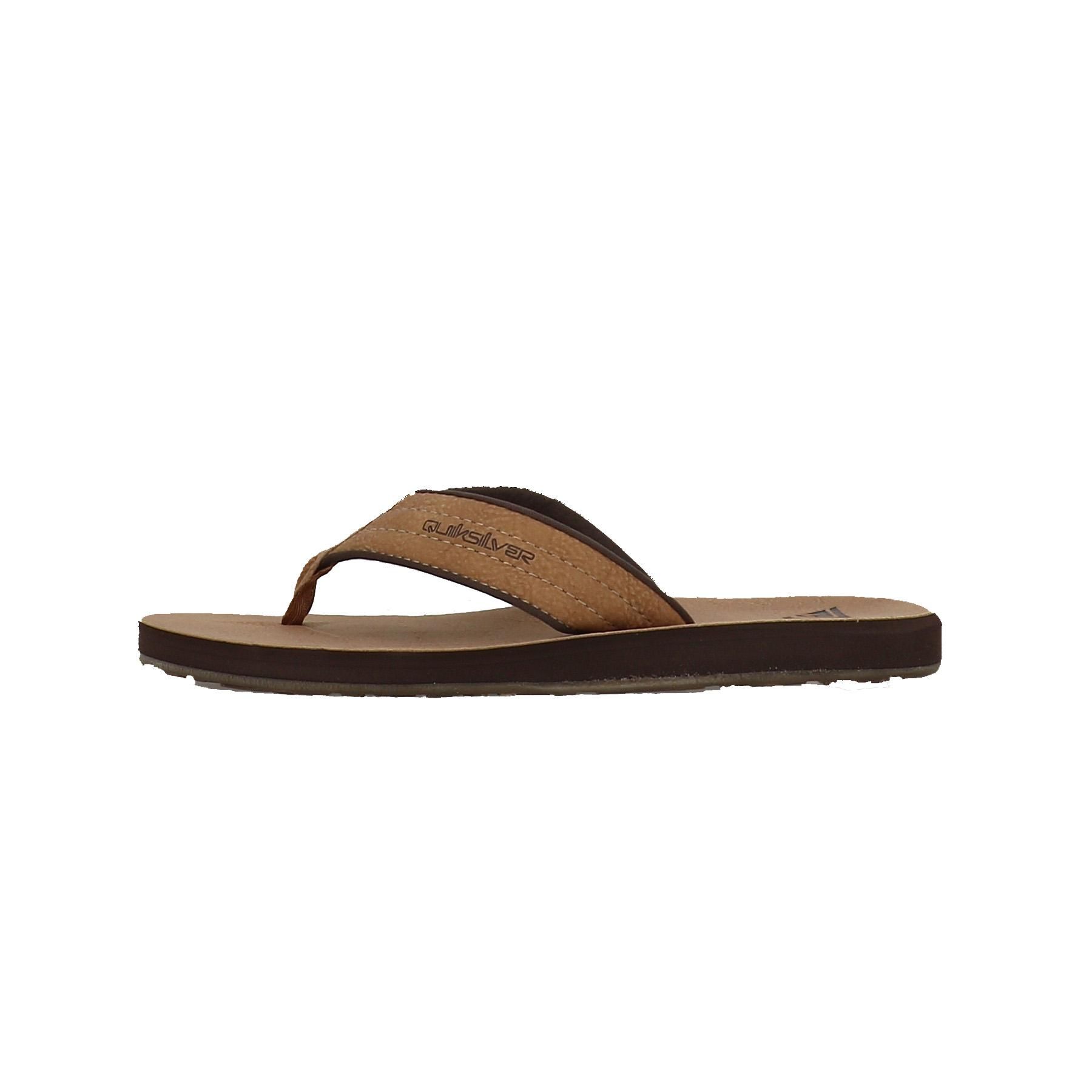 Tongs Quiksilver CARVER NUBUCK SNDL CTK1 - vue 3