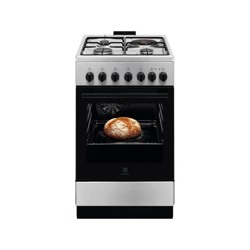 ELECTROLUX Cuisinière mixte 50 cm 3+1 multifonction LKM520011X - vue 4