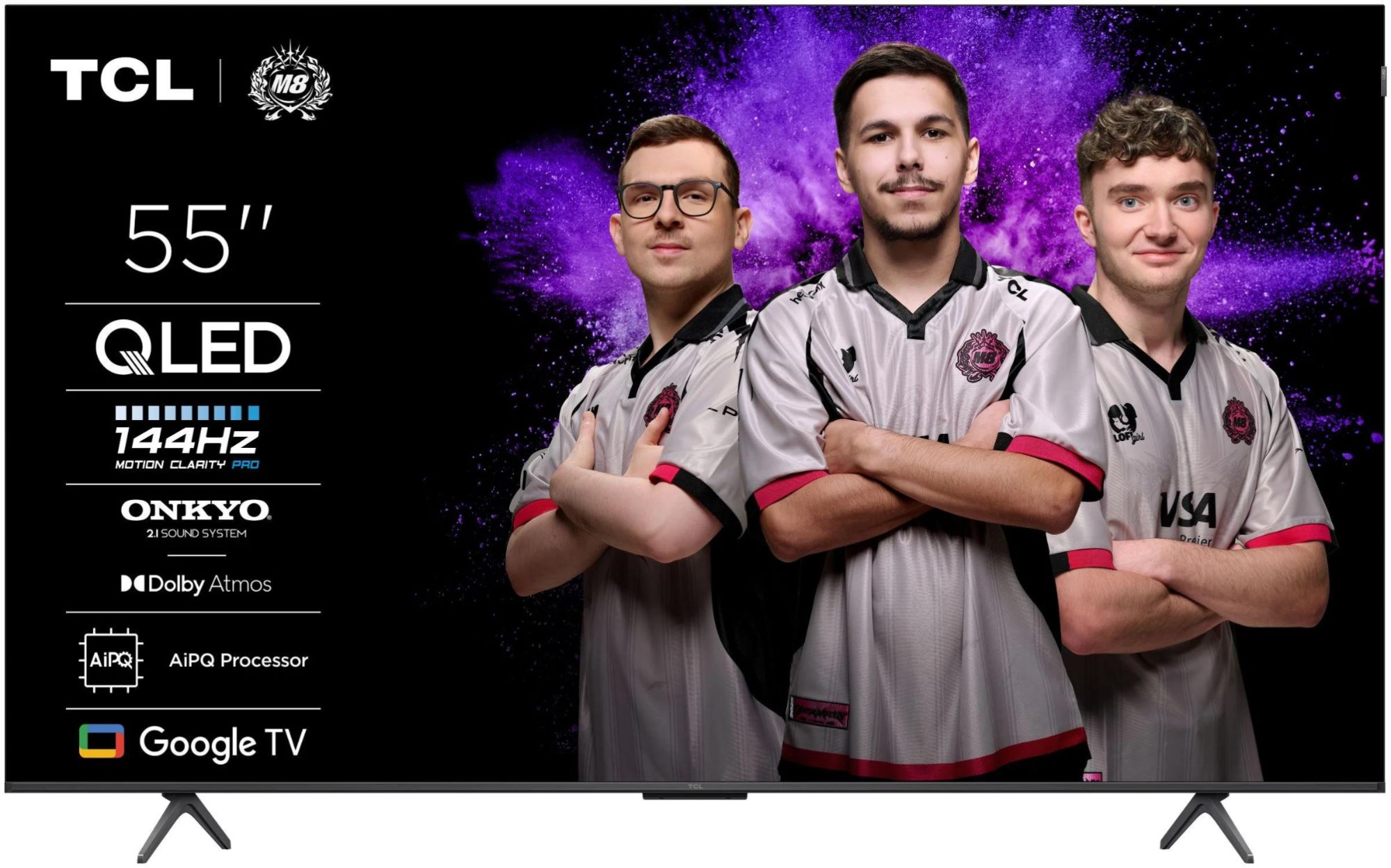 Tv Qled 4k 55'' 139 Cm 55p8k Tcl - vue 2