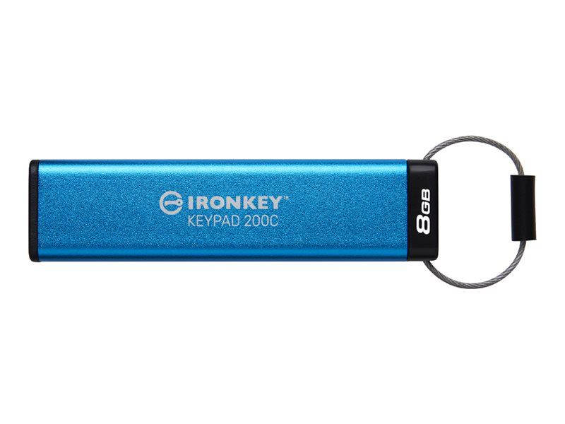 Kingston IronKey Keypad Clé USB chiffré 8 Go USB C 3.2 Gen 1
