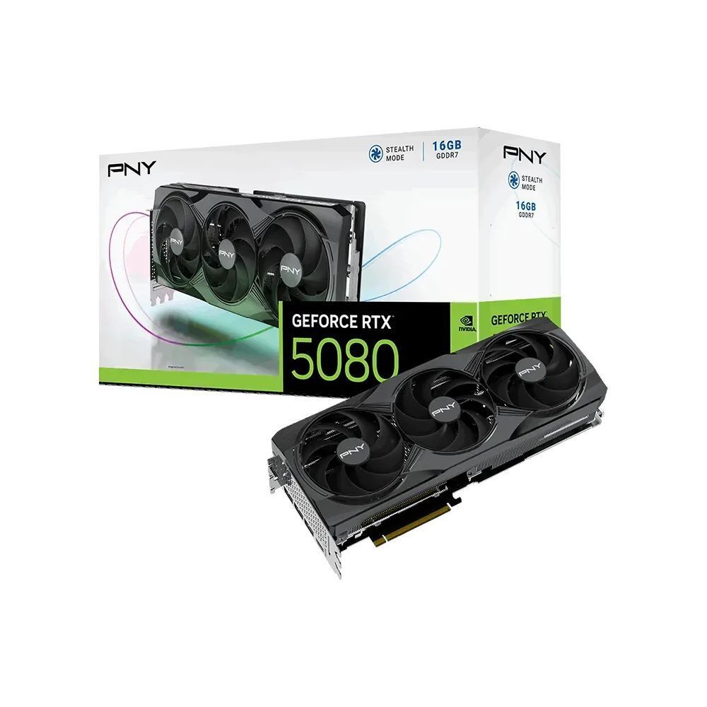 PNY GeForce RTX 5080 Triple Fan NVIDIA GDDR7 Neuf - vue 4