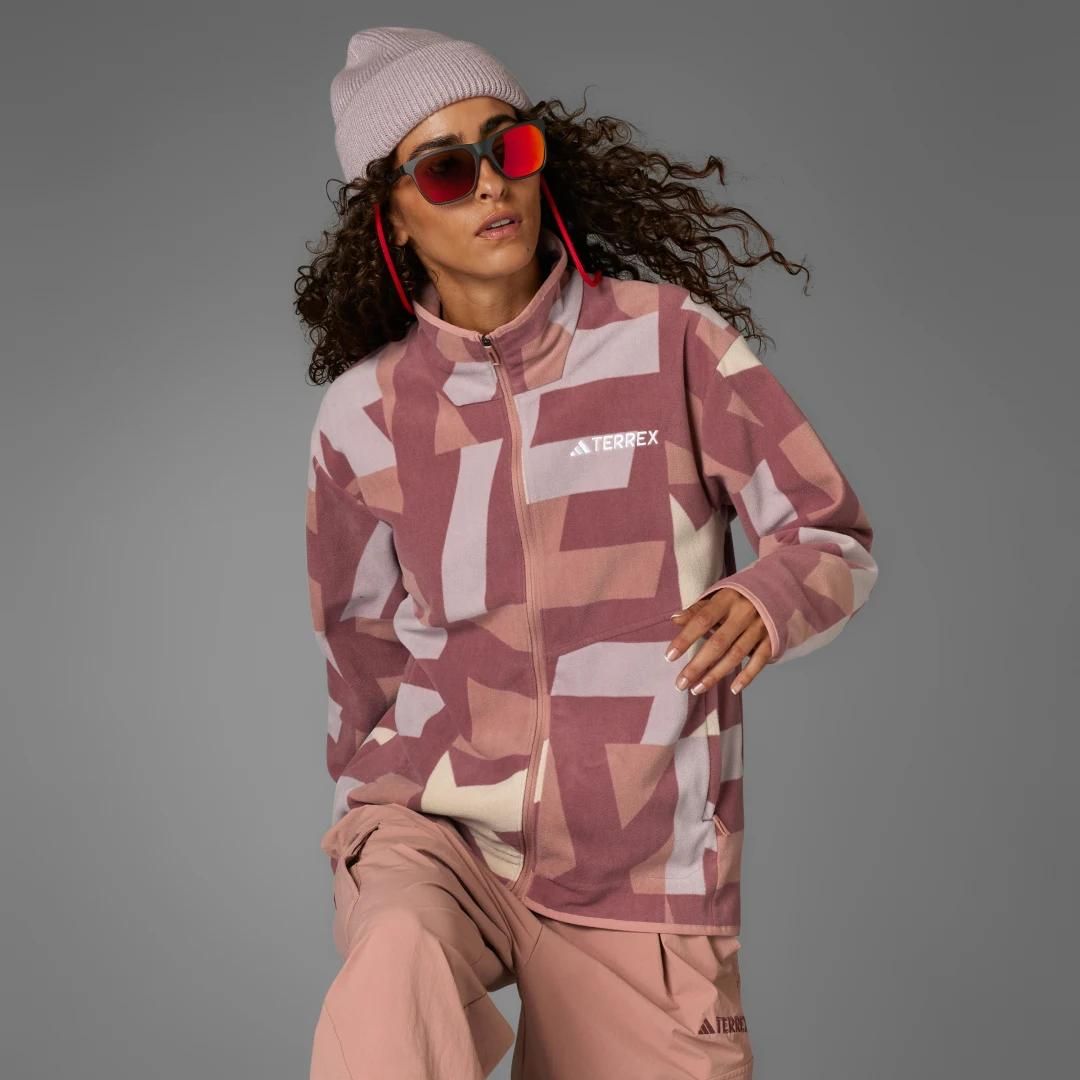 Veste molleton entièrement zippée imprimée Terrex - vue 5