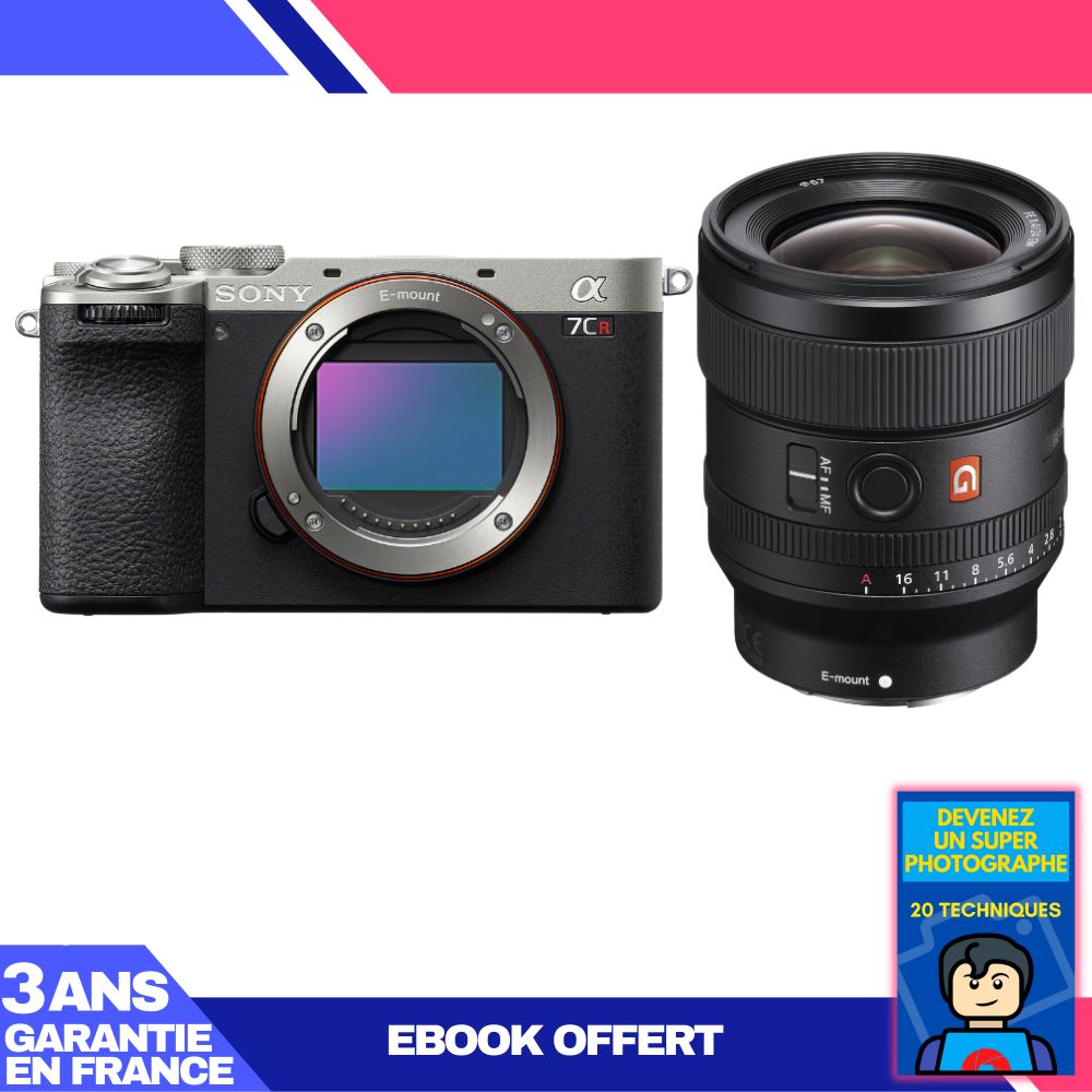Boitier Sony A7CR + FE 24mm f1.4 GM + Ebook 'Devenez Un Super Photographe