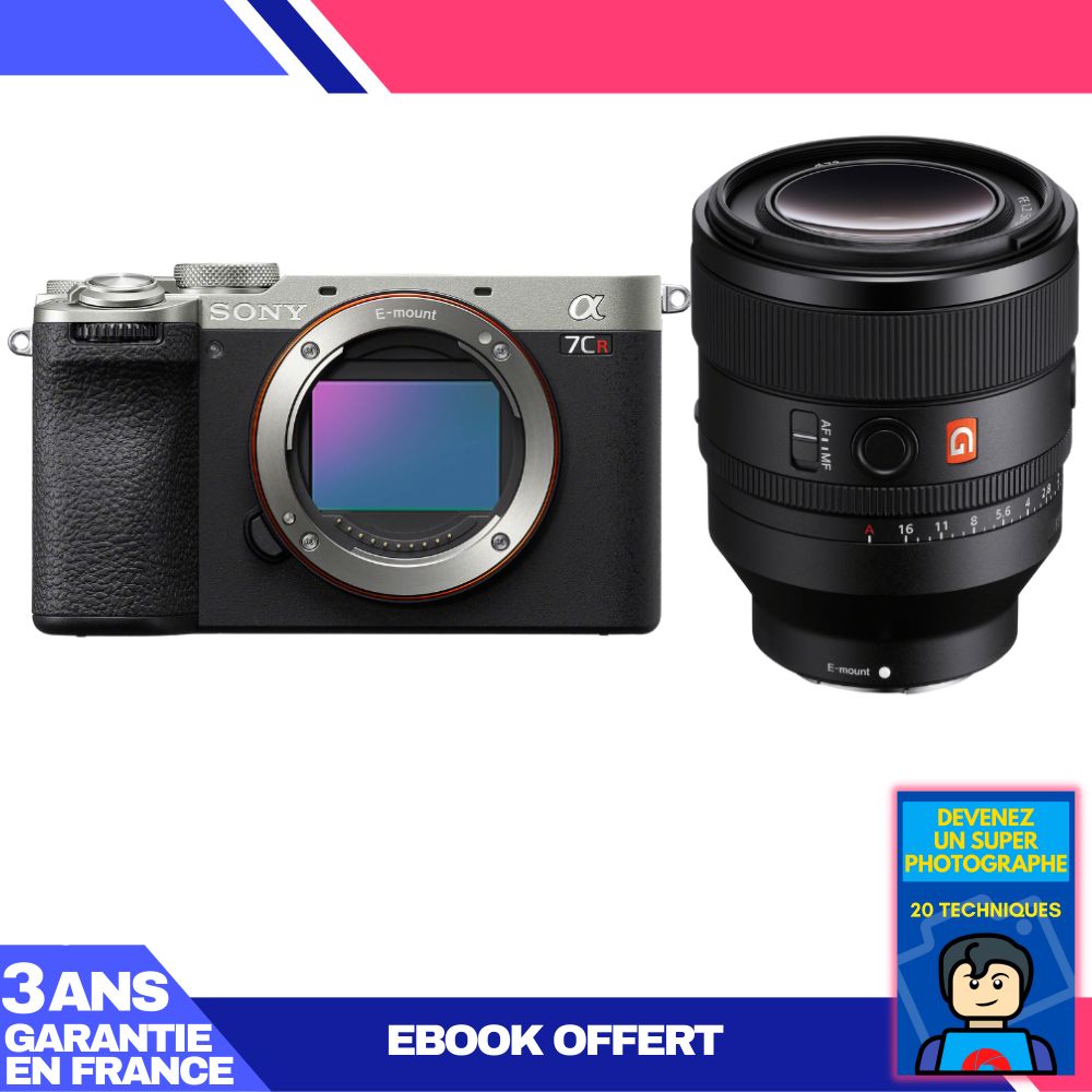 Boitier Sony A7CR + FE 50mm f1.2 GM + Ebook 'Devenez Un Super Photographe