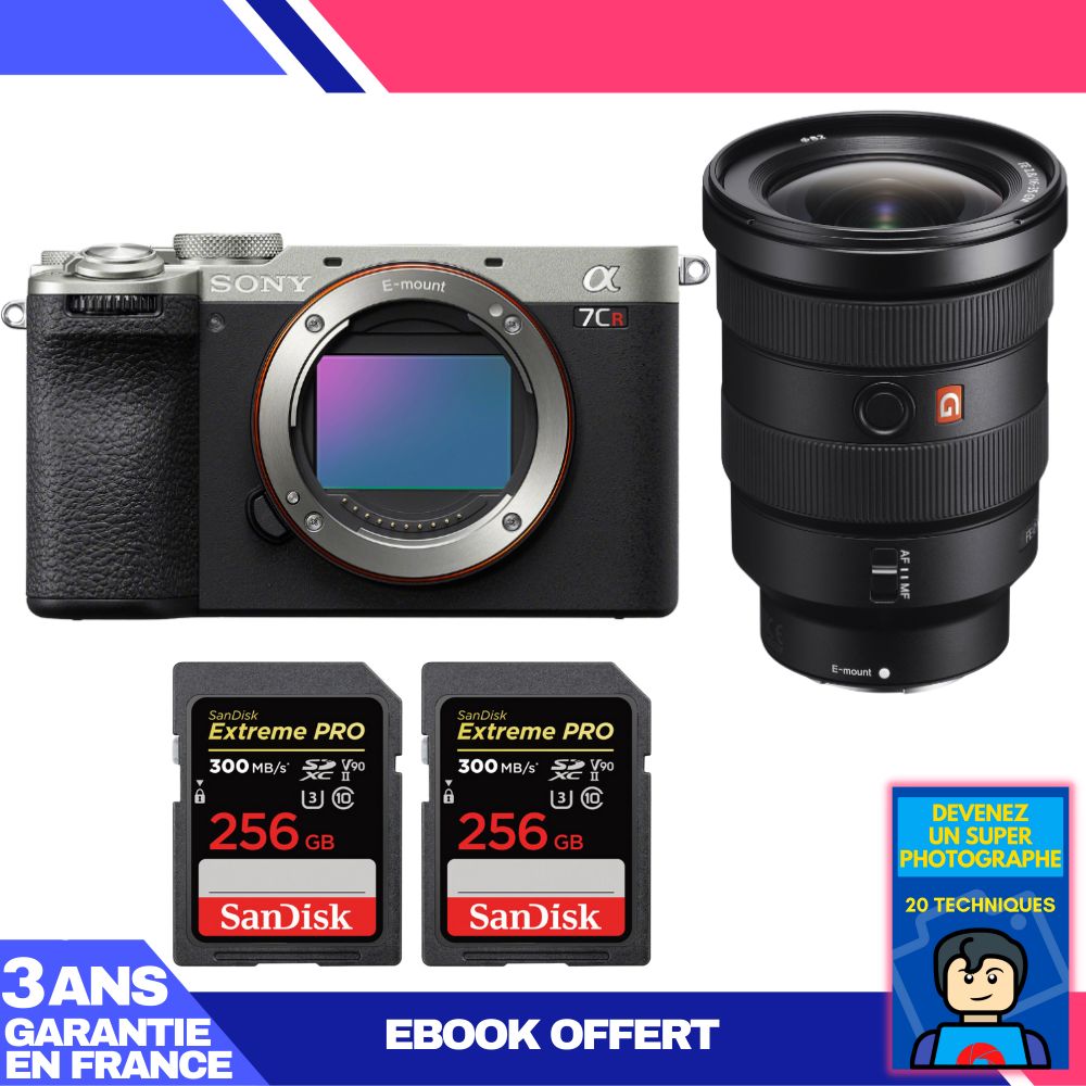 Boitier Sony A7CR + FE 16 35mm f2.8 GM + 2 SanDisk Extreme PRO UHS II SDXC 300 MB/ + Ebook 'Devenez Un Super Photographe - vue 7