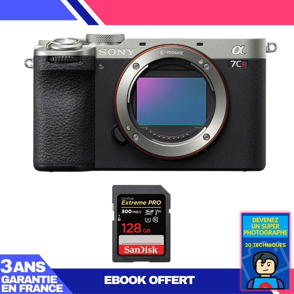 Boitier Sony A7CR + 1 SanDisk Extreme PRO UHS II SDXC 300 MB/ + Ebook 'Devenez Un Super Photographe - vue 5