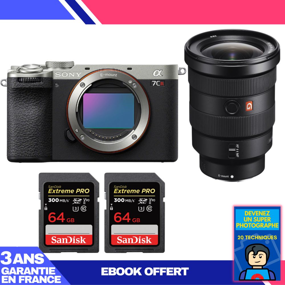 Boitier Sony A7CR + FE 16 35mm f2.8 GM + 2 SanDisk Extreme PRO UHS II SDXC 300 MB/ + Ebook 'Devenez Un Super Photographe - vue 5