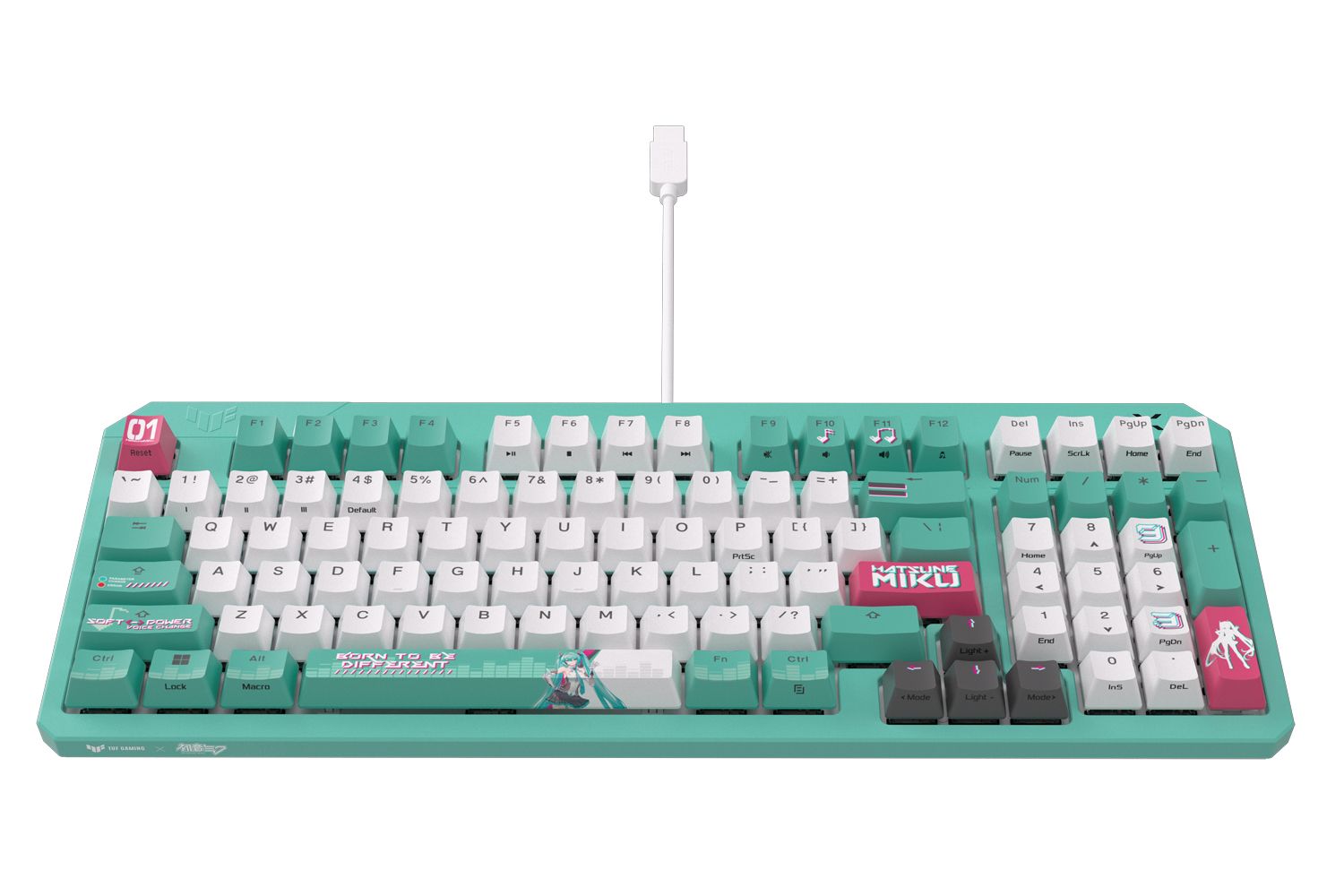 Asus Clavier TUF Gaming K3 Gen II Hatsune Miku Edition